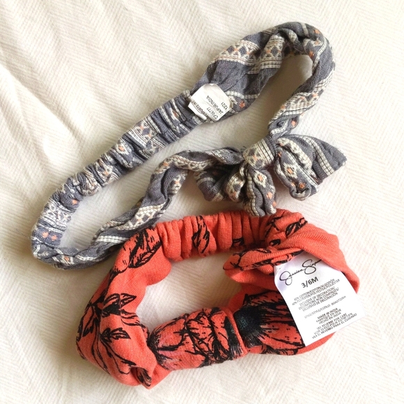 boho baby girl headband bundle, 4 pieces - Picture 3 of 3